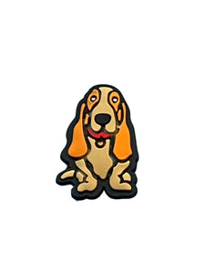 Basset Hound Shoe Charm