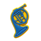 French Horn Shoe Charm