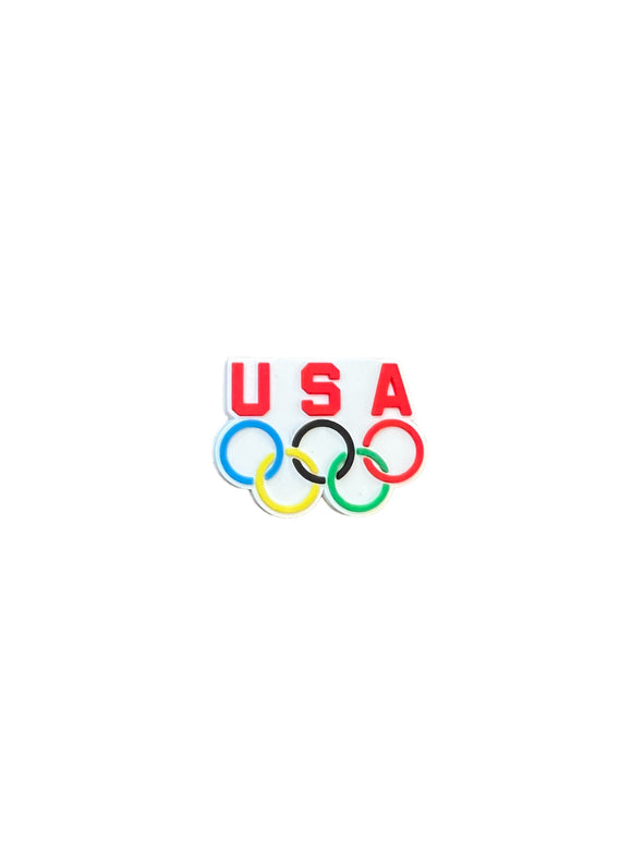 USA Olympics Shoe Charm