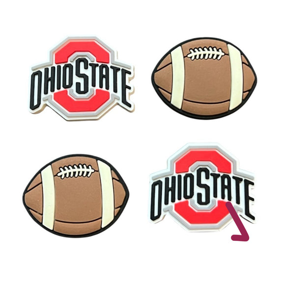 Ohio State Football Shoe Charm Set