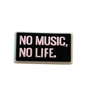 No Music No Life Shoe Charm