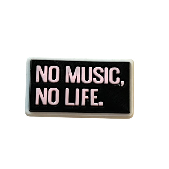 No Music No Life Shoe Charm