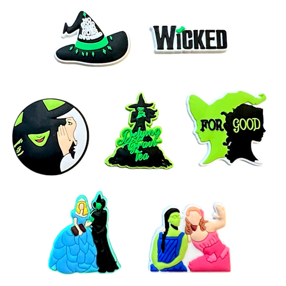 Wicked Theme Shoe Charm Set