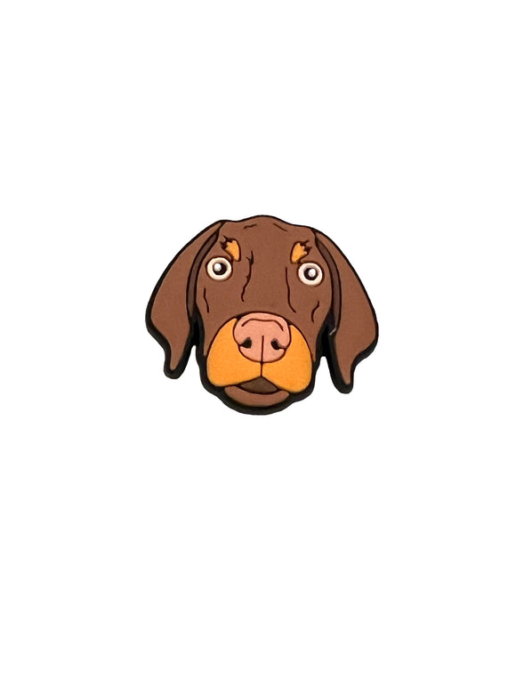 Vizsla Weimaraner Dog Shoe Charm