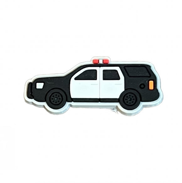 Police SUV Shoe Charm
