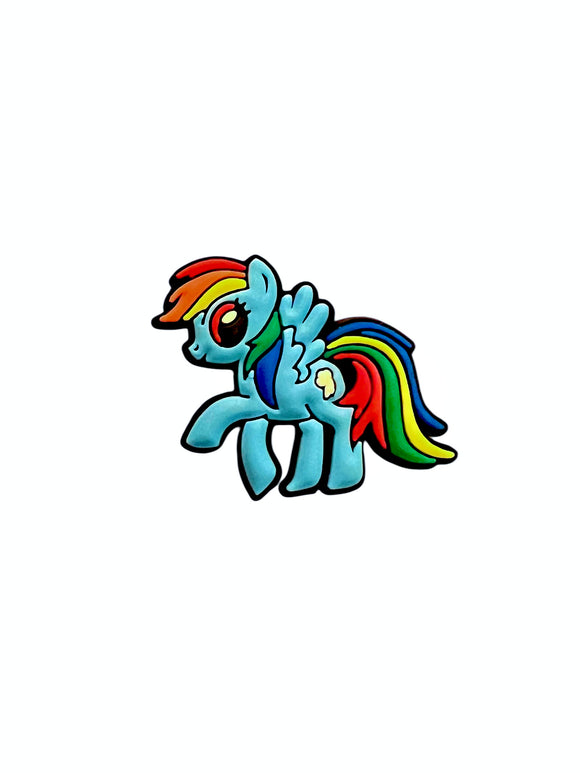 Little Pony Rainbow Shoe Charm