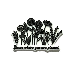 Bloom Where You Are Planted Shoe Charm