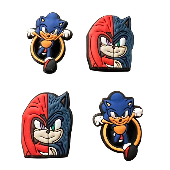 Sonic the Hedgehog shoe charm set