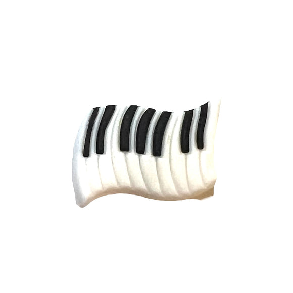 Piano Keys Shoe Charm