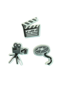 Theater Drama Movie Shoe Charm Set