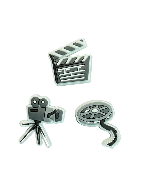 Theater Drama Movie Shoe Charm Set