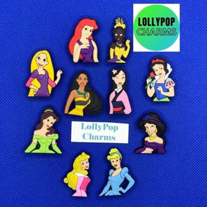 Princesses Shoe Charm Set