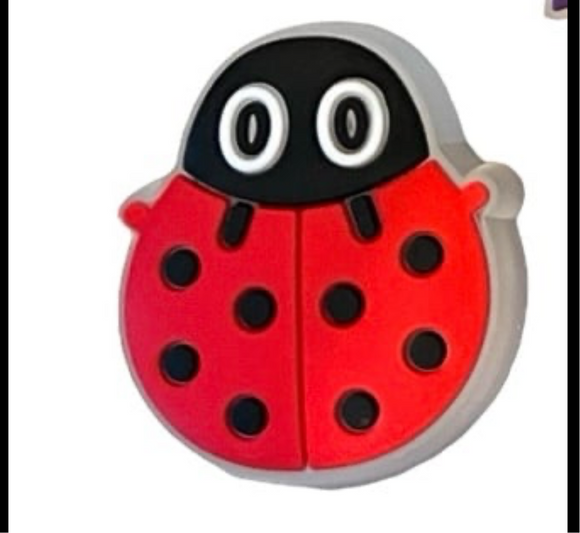Ladybug LED Blinking Shoe Charm