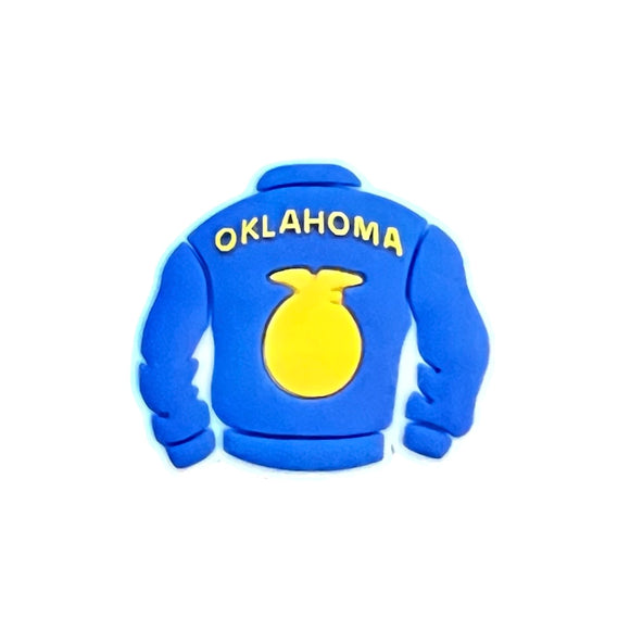Oklahoma FFA Jacket Shoe Charm