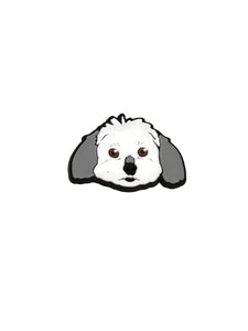 Shih Tzu Maltese Dog Shoe Charm