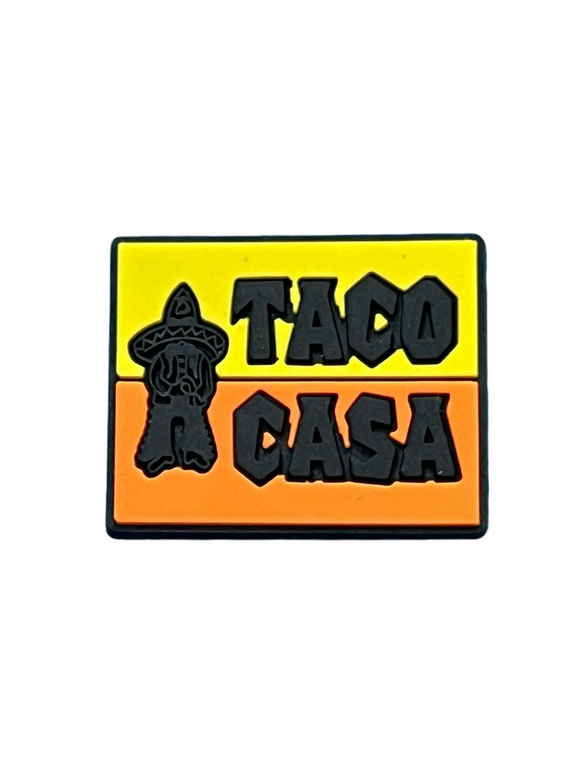 Taco Casa Shoe Charm