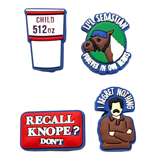 Parks and Recreation Shoe Charm Set