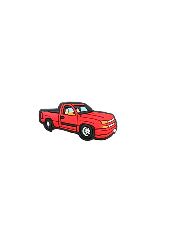 Red Truck Shoe Charm