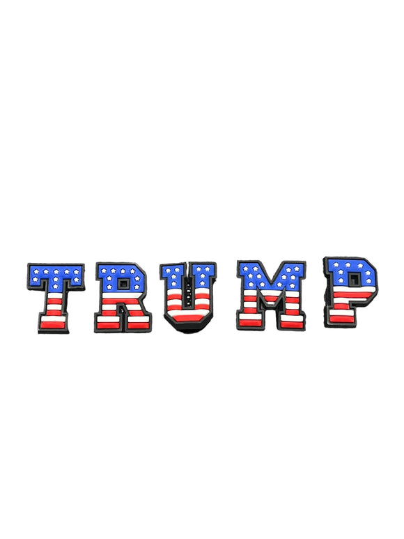 Trump Patriotic Shoe Charm Set