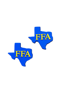 Texas FFA Shoe Charm Set