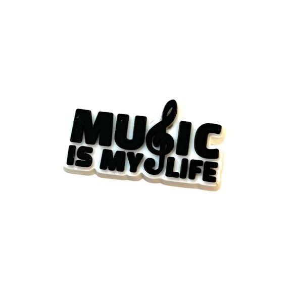 Music is my Life Shoe Charm
