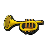 Trumpet Shoe Charm