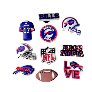 Buffalo Bills Shoe Charm Set