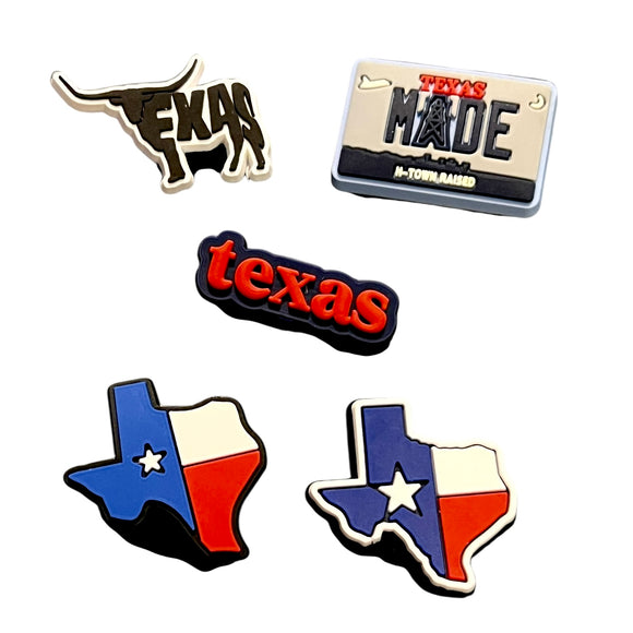 Texas Theme Shoe Charm Set