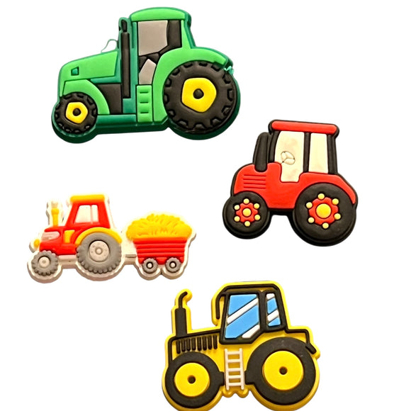 Tractor Shoe Charm Set