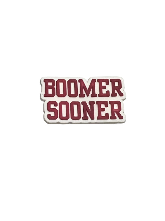 Boomer Sooner Oklahoma University Shoe Charm