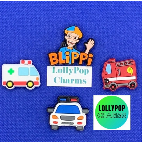 Blippi Emergency Vehicles Charm Set