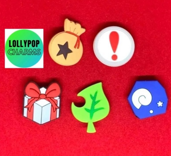 Animal Crossing Icons Charm Set