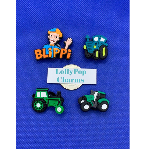 Blippi Tractor Charm Set