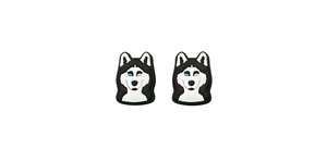 Husky Shoe Charm Set