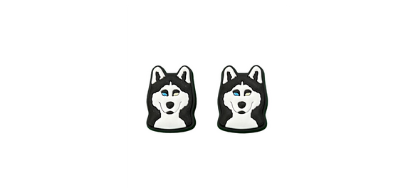 Husky Shoe Charm Set