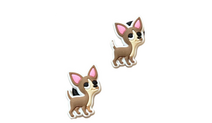Chihuahua Dog Puppy Shoe Charm Set
