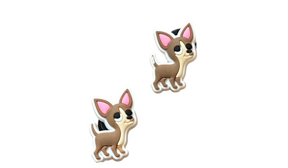 Chihuahua Dog Puppy Shoe Charm Set