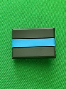 Thin Blue Line Police Charm