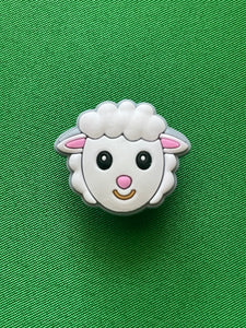 Sheep Lamb Head Farm Animal Charm