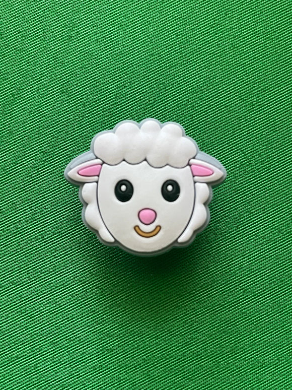 Sheep Lamb Head Farm Animal Charm