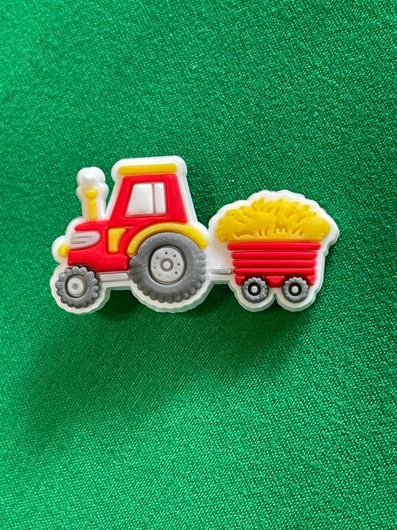 Red Tractor Charm