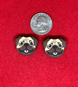Pug  Charm Set