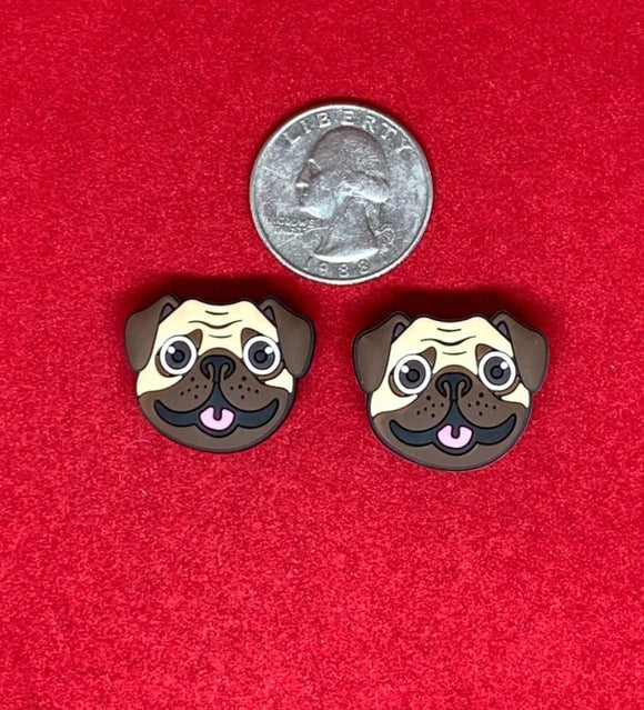 Pug  Charm Set