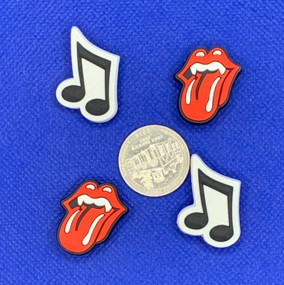 Music Rock & Roll Theme Charm Set