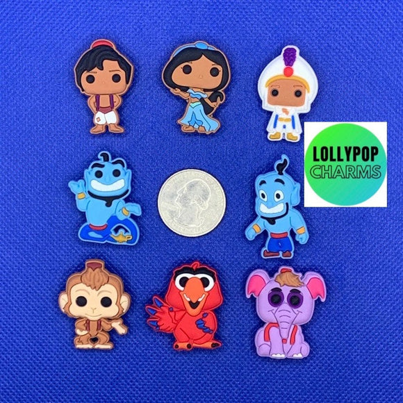 8 PC Aladdin Charm Set