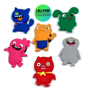 6 PC Ugly Dolls Charm Set