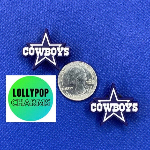 Cowboy team Charm Set