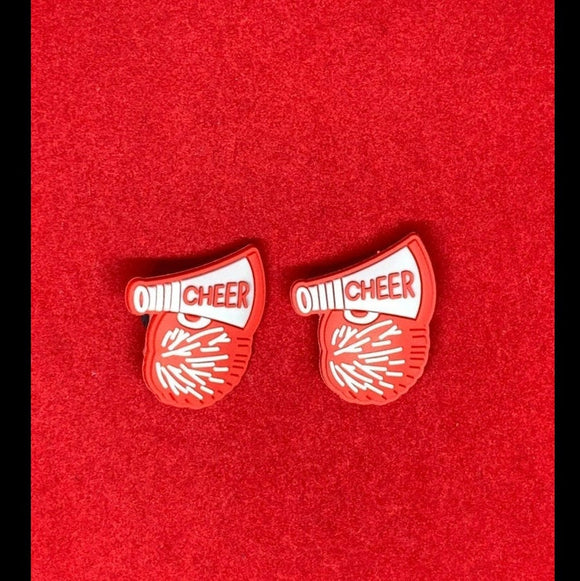 Set of Red Cheer Charms