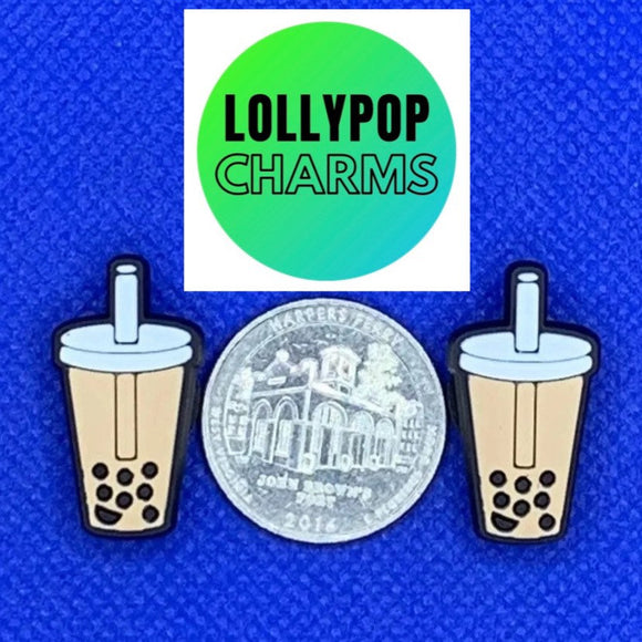 Boba Tea drink Charms Set