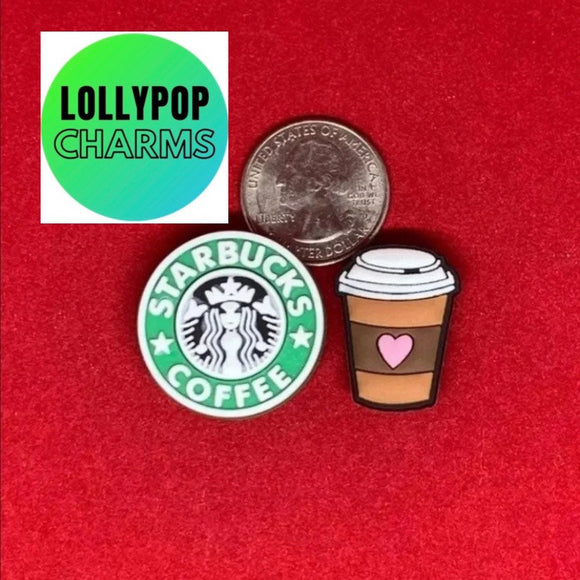 Coffee Cup Charm Set